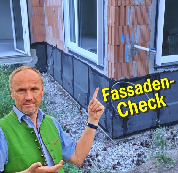 Kontrolle der Fassaden-Dämmung !