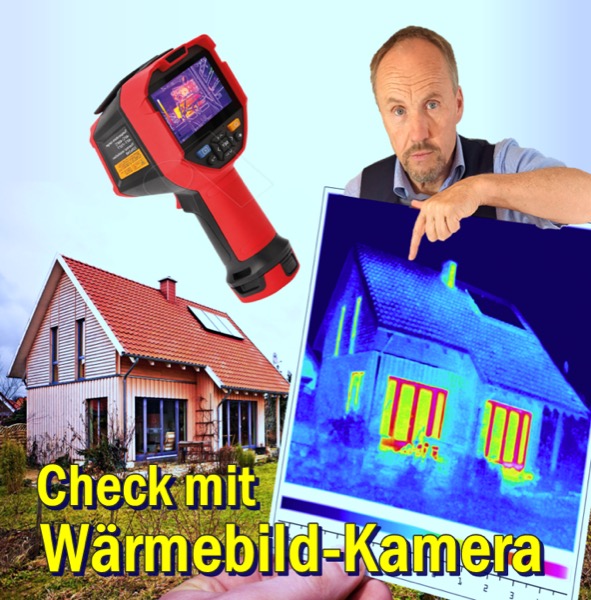Überprüfung mit Wärmebildkamera !